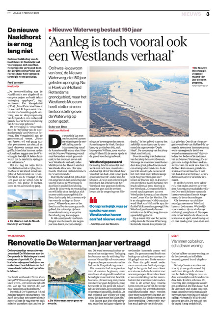 AD: Nieuwe Waterweg bestaat 150 jaar