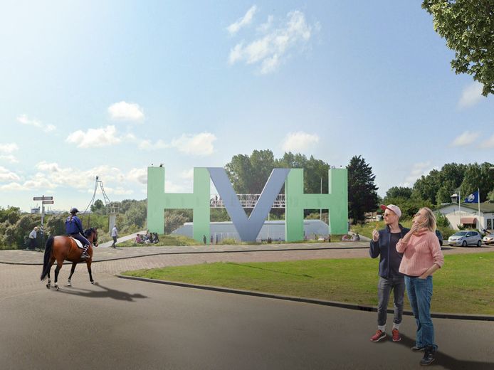 AD: Na Hollywood krijgt ook Hoek van Holland metershoge letters: “Het is nogal een groot ding”